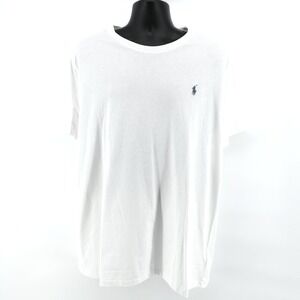 Polo Ralph Lauren Mens XL White Custom Slim Fit T Shirt Tee NEW